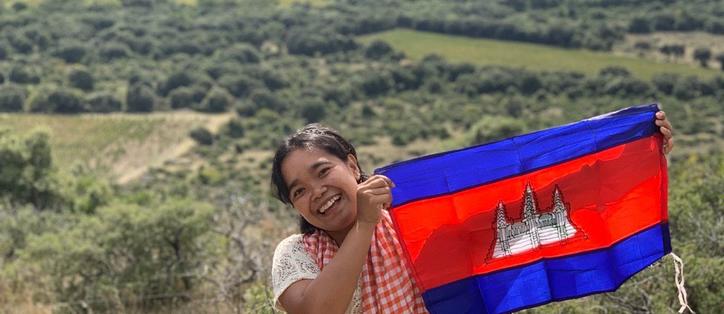 Sreypich SINH - étudiante cambodgienne au Pic Saint-Loup (Hérault)