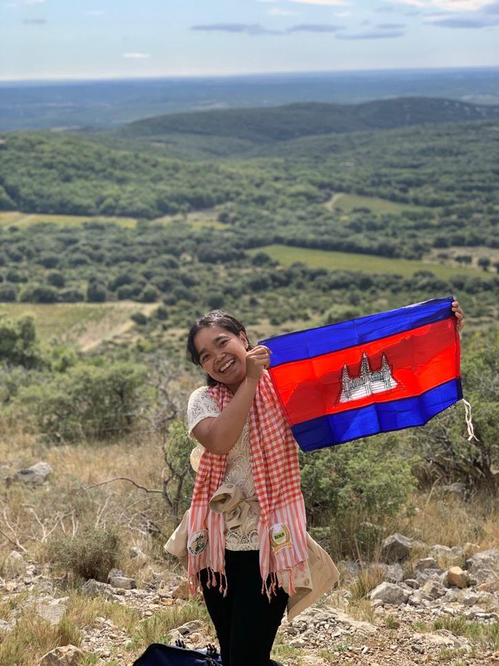 Sreypich SINH - étudiante cambodgienne au Pic Saint-Loup (Hérault)